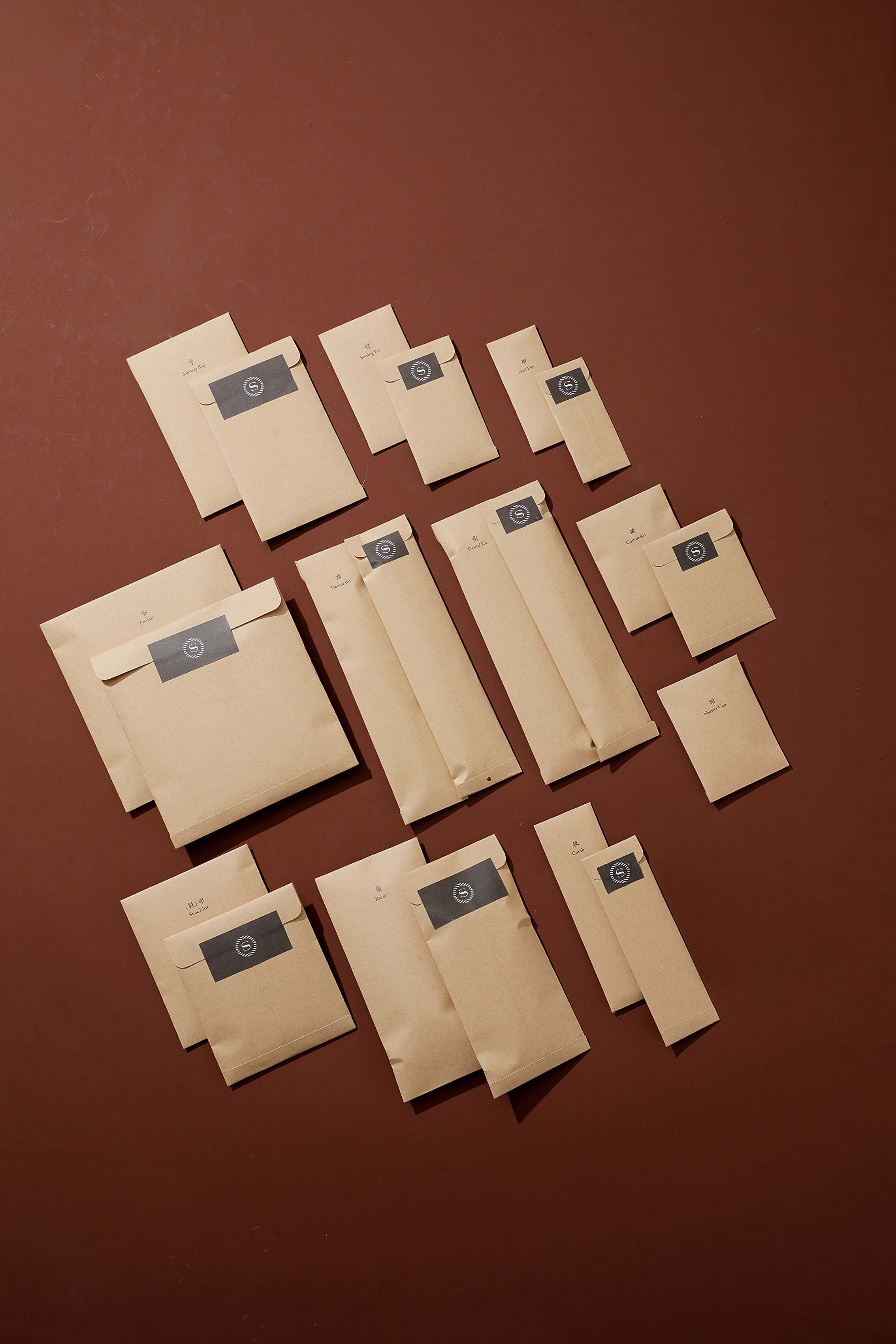 Kraft paper bag + sticker environmental protection series 2