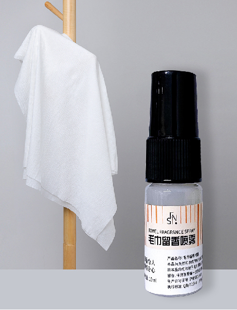 Towel fragrance spray