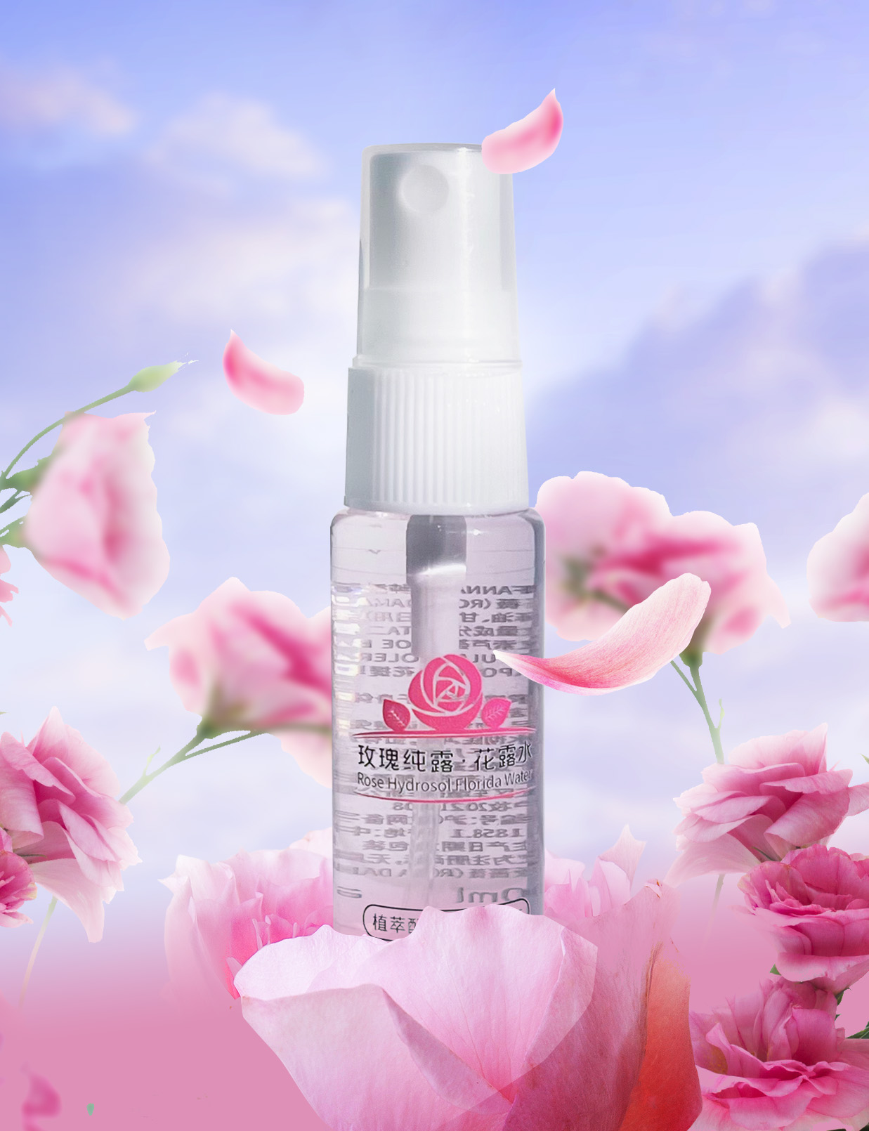 Rose hydrosol flower water